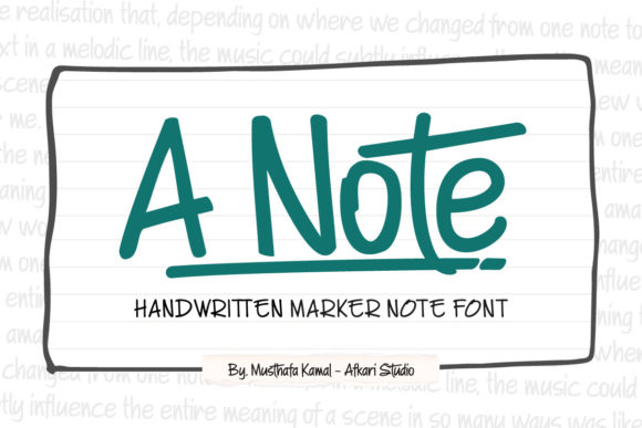 A Note Typeface: A Practical Review for Campaign Designers