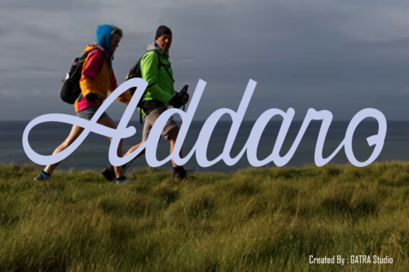 Addaro: A Handwritten Typeface for Modern Web Design