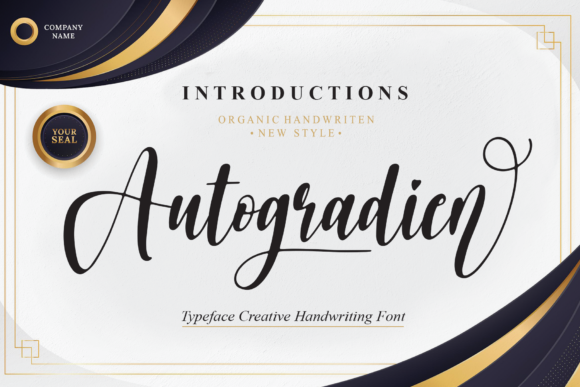 Autogradien: The Handwritten Typeface for Timeless Branding