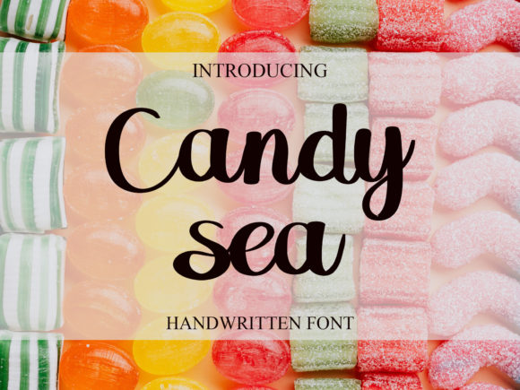 Candy Sea: The Handwritten Typeface for Romantic Campaigns