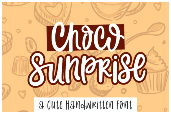 Choco Sunprise: A Handwritten Typeface for Editorial Warmth