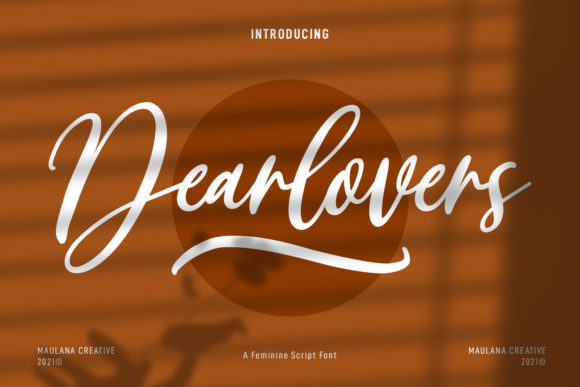 Dearlovers: A Handwritten Typeface for Editorial Design