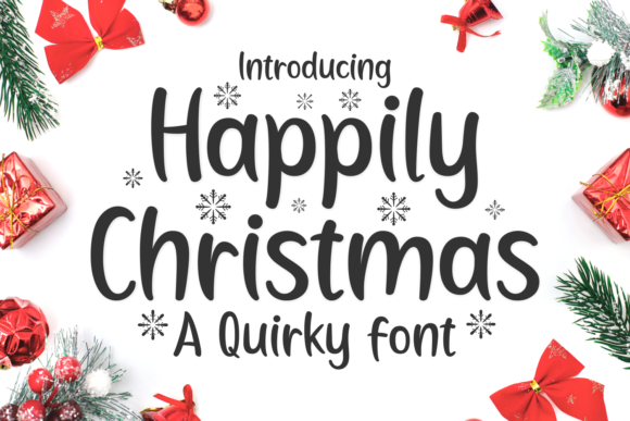 Happily Christmas: A Delicate Script Font for Elegant Branding