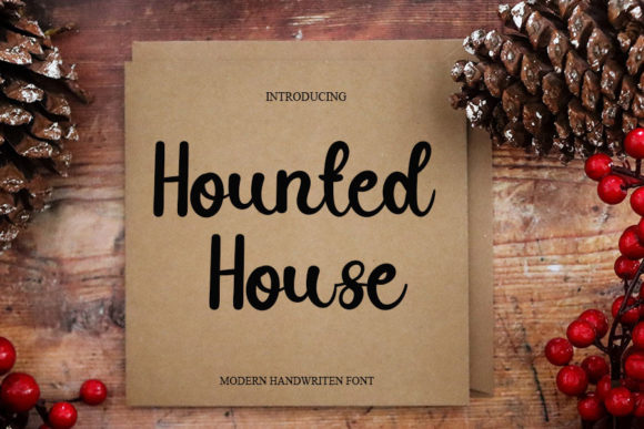 Hounted House: The Perfect Script Font for Handmade Branding