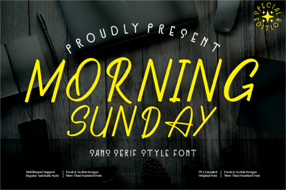 Morning Sunday: A Handwritten Typeface for Authentic Brand Identity