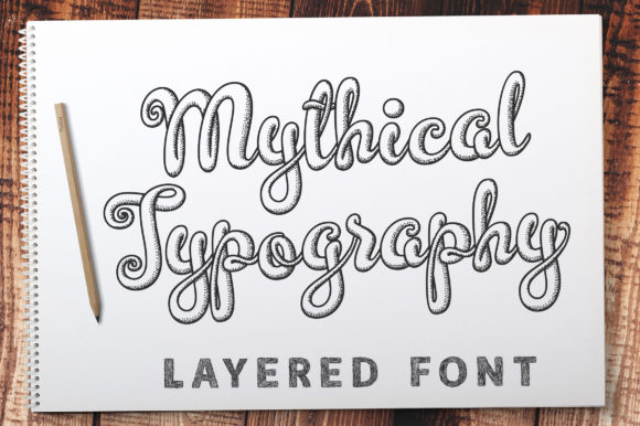 Mythical Typography: A Delicate Script for Polished Branding