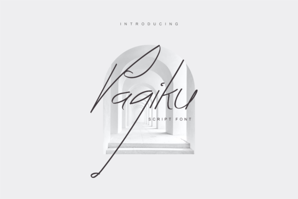 Pagi Ku: The Refreshing Script Typeface for Handmade Labels and Shop Branding