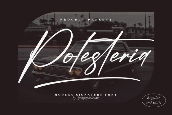 Polesteria: A Sweet Handwritten Font for Romantic Campaigns