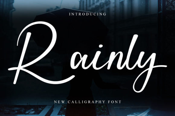 Rainly: A Handwritten Typeface for Editorial Elegance