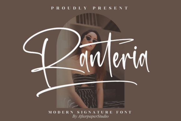 Ranteria: The Handwritten Typeface for Elegant Editorial Design