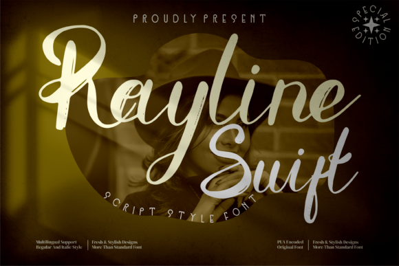 Rayline Swift: A Handwritten Font for Elegant Craft Projects