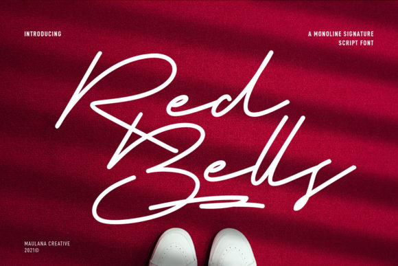 Red Bells: A Stylish Script Font for Elegant Brand Identity