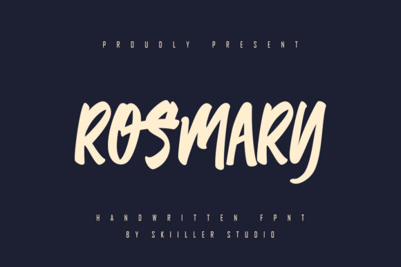 Rosmary: The Handwritten Typeface for Authentic Craft Branding
