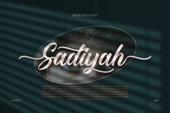 Sadiyah Font Review: Elevating Campaign Visuals with Elegant Script Typography