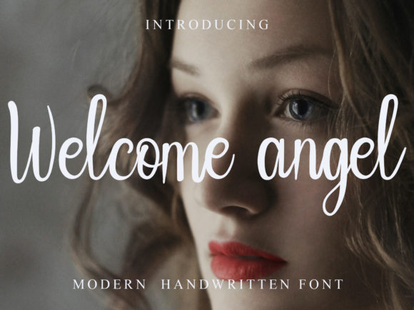 Welcome Angel: A Creative Font for Engaging Campaign Graphics